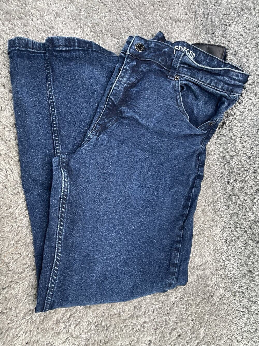DKNY Men’s Jeans Bedford Slim Fit Size 38x32 Medium Wash Blue Jeans Casual